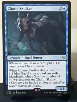 MTG: Chasm Skulker Commander Legends: Battle for Baldur's Gate Regular Rare Blue - Image 6
