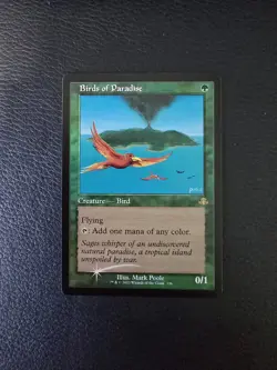 Birds of Paradise (Retro Frame) Dominaria Remastered Foil MTG NM Magic Card - Image 3