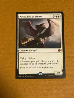 Magic the Gathering : ICONIC MASTERS Archangel of Thune NM MTG - Image 1