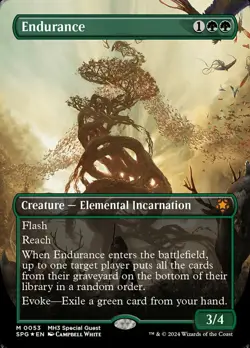 [1x] Endurance - Textured Foil - Borderless Near Mint, English Special Guest MTG - Image 2