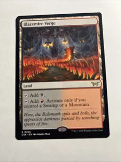 Blazemire Verge - Duskmourn: House of Horror MTG Plus Bonus Rare!!! - Image 1