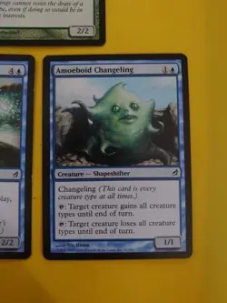 Lorwyn - Woodland Changeling,Mulldrifter, Amoeboid Changeling MTG 3 Card mix - Image 3