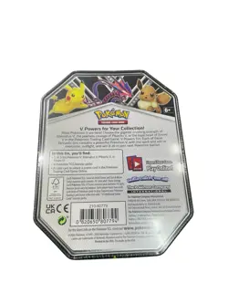 POKEMON V POWER TIN PIKACHU TRADING CARD GAME BRAND NEW SEALED - Image 5