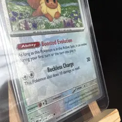 PokÃ©mon Eevee TCG Master Ball Reverse Holo Prismatic Evolutions Card 074/131 - Image 3
