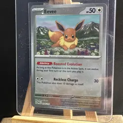 PokÃ©mon Eevee TCG Master Ball Reverse Holo Prismatic Evolutions Card 074/131 - Image 4