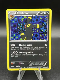 PokÃ©mon TCG Umbreon Black White Holo Card BW93 Black Star Promo LP YG1 - Image 1