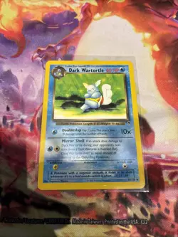 Pokemon Dark Wartortle Card 39/110 Legendary Collection Regular - Image 1