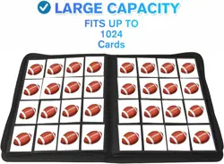 16 Pocket Card Binder 1024+ Cards Album Zip Folder for MTG TCG Sports Cards⭐ - Image 4