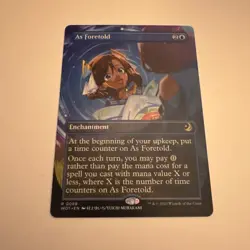 As Foretold Anime Borderless 0068 Wilds of Eldraine MTG Magic The Gathering - Image 1