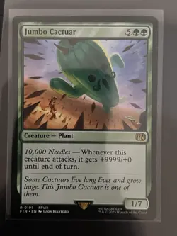 Jumbo Cactuar - FANTASTIC Condition NM MTG - Final Fantasy Regular - Image 1