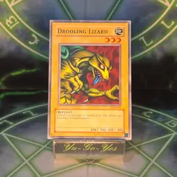 LOB-E093 Drooling Lizard YuGiOh Card - Image 1