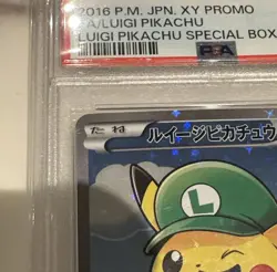 PSA 10 PIKACHU MARIO & LUIGI SET FULL ART PROMO 294XY-P 296 POKEMON - Image 4