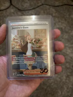 Pokemon TCG Jasmine's Gaze Special Illustration Rare Card 245/191 Surging Sparks - Image 1
