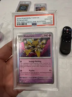 PSA 10 Alakazam 082/167 Surging Sparks Cosmos Holo Promo Pokemon Card POP 31 - Image 2