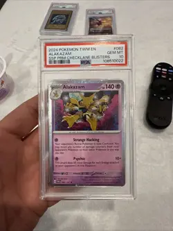 PSA 10 Alakazam 082/167 Surging Sparks Cosmos Holo Promo Pokemon Card POP 31 - Image 3