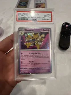 PSA 10 Alakazam 082/167 Surging Sparks Cosmos Holo Promo Pokemon Card POP 31 - Image 5
