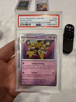 PSA 10 Alakazam 082/167 Surging Sparks Cosmos Holo Promo Pokemon Card POP 31 - Image 7