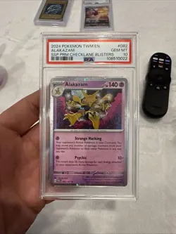 PSA 10 Alakazam 082/167 Surging Sparks Cosmos Holo Promo Pokemon Card POP 31 - Image 8
