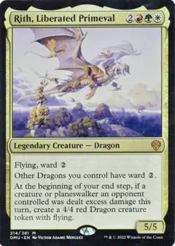 {1x} ~ Rith, Liberated Primeval ~ VLP MTG CEDH DMU Mythic Dragon **Startropic** - Image 1