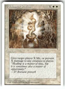 Alabaster Potion MTG Core Set 4th Edition Regular NM - Image 1