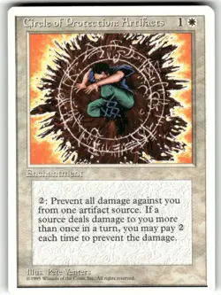 Circle of Protection: Artifacts MTG Core Set 4th Edition Regular NM - Image 1
