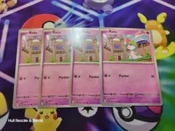 Ralts - 027/091 - SV: Paldean Fates (PAF) Pokemon TCG English PLAYSET (x4) NM - Image 1