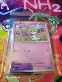 Ralts - 027/091 - SV: Paldean Fates (PAF) Pokemon TCG English PLAYSET (x4) NM - Image 3