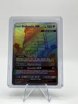 Pokémon TCG Stakataka GX 176/168 Celestial Storm Secret Rainbow Rare Card - Image 8
