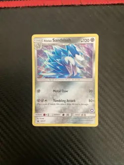 SM127 Alolan Sandslash (Holo, Black Star Promo, Sun & Moon) Pokémon Card  NM - Image 1
