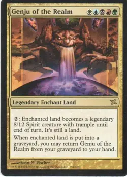 MTG: Betrayers of Kamigawa: Genju of the Realm: Lightly Played Condition - Image 1