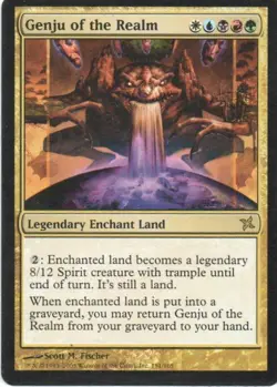 MTG: Betrayers of Kamigawa: Genju of the Realm: Lightly Played Condition - Image 2
