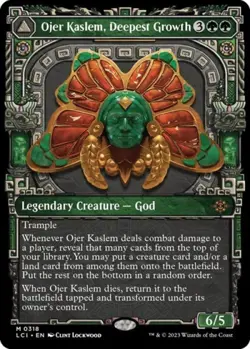 Ojer Kaslem, Deepest Growth (Showcase) -Foil Light Play MTG - Image 2
