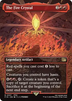 The Fire Crystal (Borderless) Final Fantasy Regular - Image 1