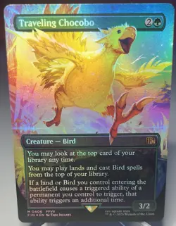 Magic The Gathering: Final Fantasy Traveling Chocobo #406 FOIL NM - Image 3