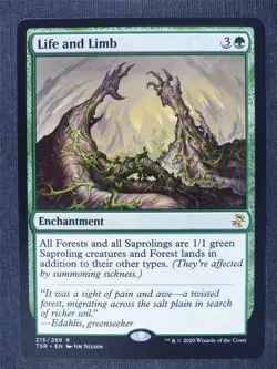 Life and Limb - Mtg Magic Cards #40T - Image 1