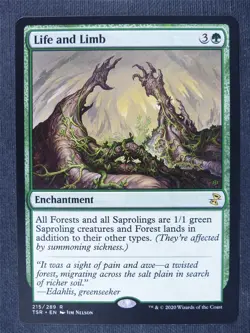 Life and Limb - Mtg Magic Cards #40T - Image 2