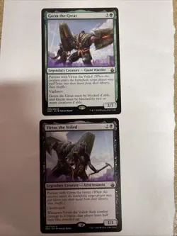Mtg Gorm The Great /virtus The Veils (partner) (2) Cards Rare Battlebond - Image 1