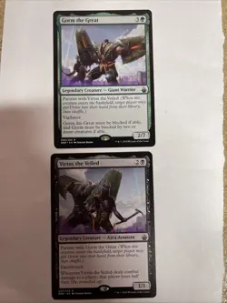 Mtg Gorm The Great /virtus The Veils (partner) (2) Cards Rare Battlebond - Image 2