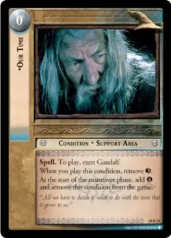 LOTR TCG T&D TREACHERY & DECEIT OUR TIME 18R24 NM/M Top Shelf Card - Image 1
