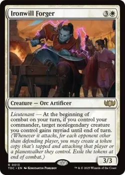 MTG Tarkir: Dragonstorm Commander - Ironwill Forger - Image 2