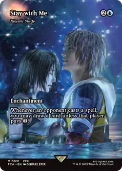 Stay with Me - Rhystic Study (Showcase) Final Fantasy: Through the Ages Regular - Image 1