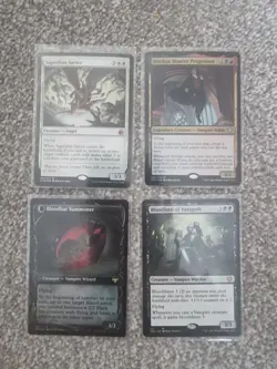 4x MTG Magic the Gathering Card Job Lot Bu dle Mythic Rare - 3 Foils Near Mint - Image 1