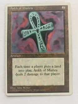 Ankh of Mishra MTG Core Set 4th Edition Regular Magic the Gathering MTG Card - Image 1