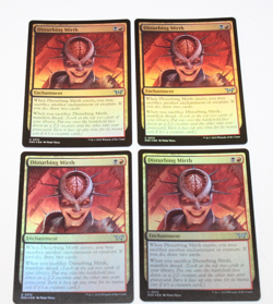 4x Disturbing Mirth 0212 FOIL MTG Magic DSK Duskmourn Mint x4 - Image 2