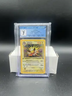 Pokémon TCG Jolteon Jungle 1st Edition Holo Card 20/64 CGC 7 - Image 1