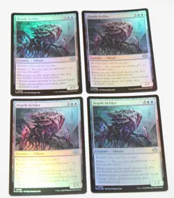 4x Depth Defiler 0058 FOIL MTG Magic MH3 Modern Horizons 3 Mint x4 - Image 1