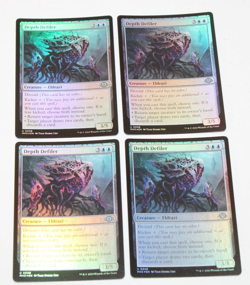 4x Depth Defiler 0058 FOIL MTG Magic MH3 Modern Horizons 3 Mint x4 - Image 2