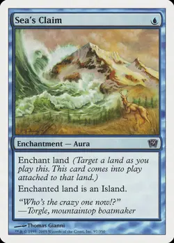 1x Sea's Claim - LP - 8th/9th Edition - SPARROW MAGIC mtg - Image 2