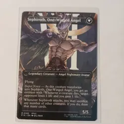 MTG FINAL FANTASY SEPHIROTH, FABLED SOLDIER  BORDERLESS #382 FREE SHIPPING!!! - Image 2
