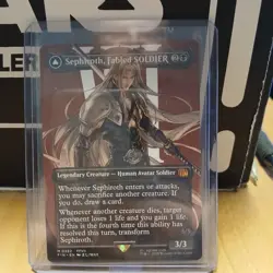 MTG FINAL FANTASY SEPHIROTH, FABLED SOLDIER  BORDERLESS #382 FREE SHIPPING!!! - Image 6